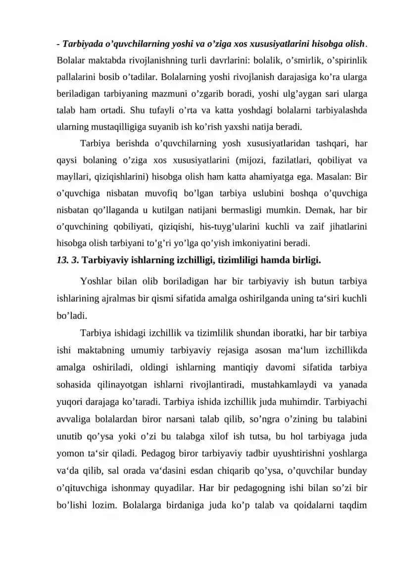 Tarbiya qoidalari 4