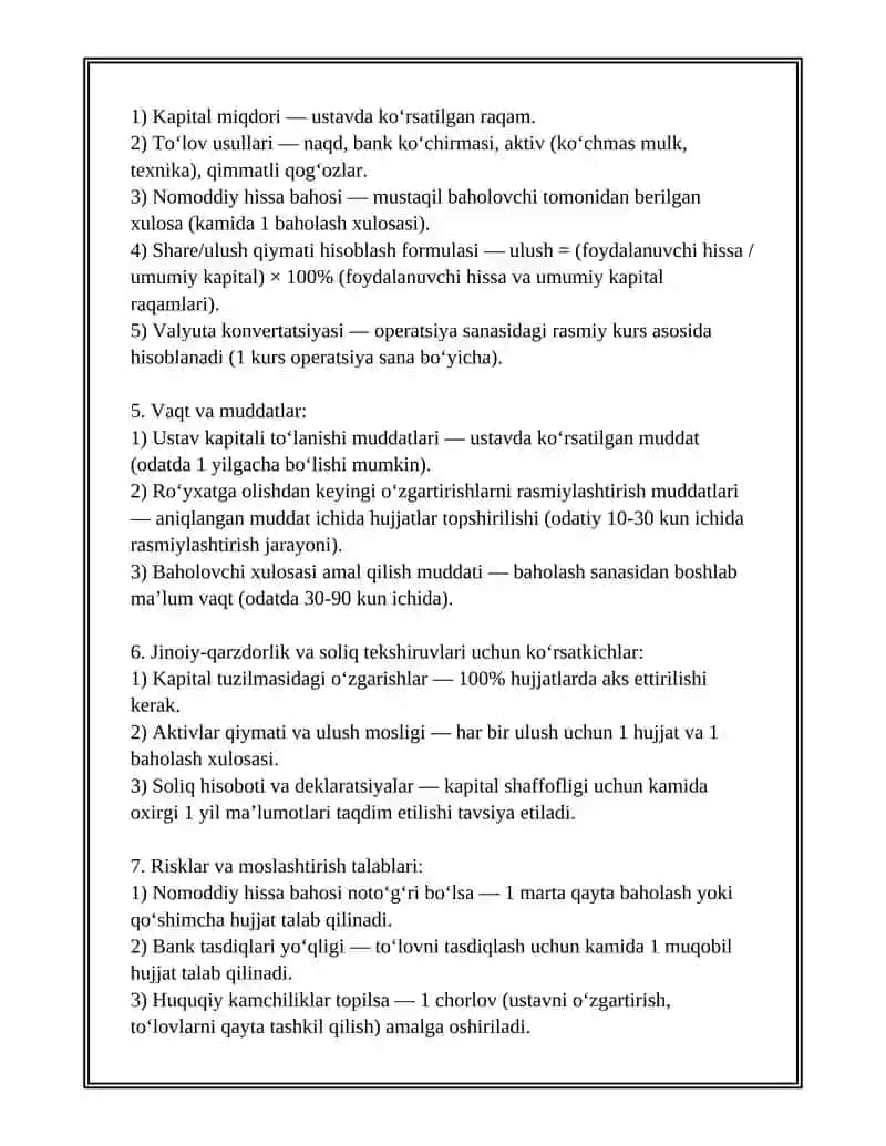 USTAV KAPITALINI TEKSHIRISHNING MAQSAD VA VAZIFALARI 4