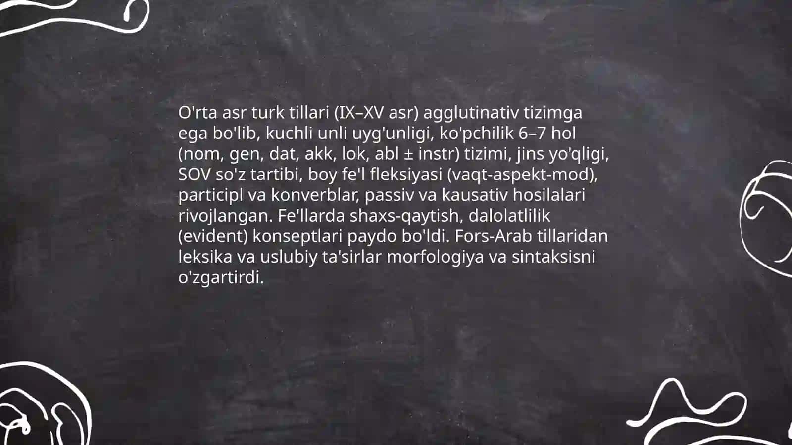 O'rta asrlar Sharq va yevropa tilshunosligi 4