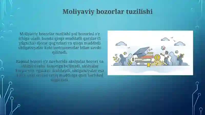 Moliyaviy bozorlar:ijtimoiy iqtisodiy mohiyati va tarkibi 4