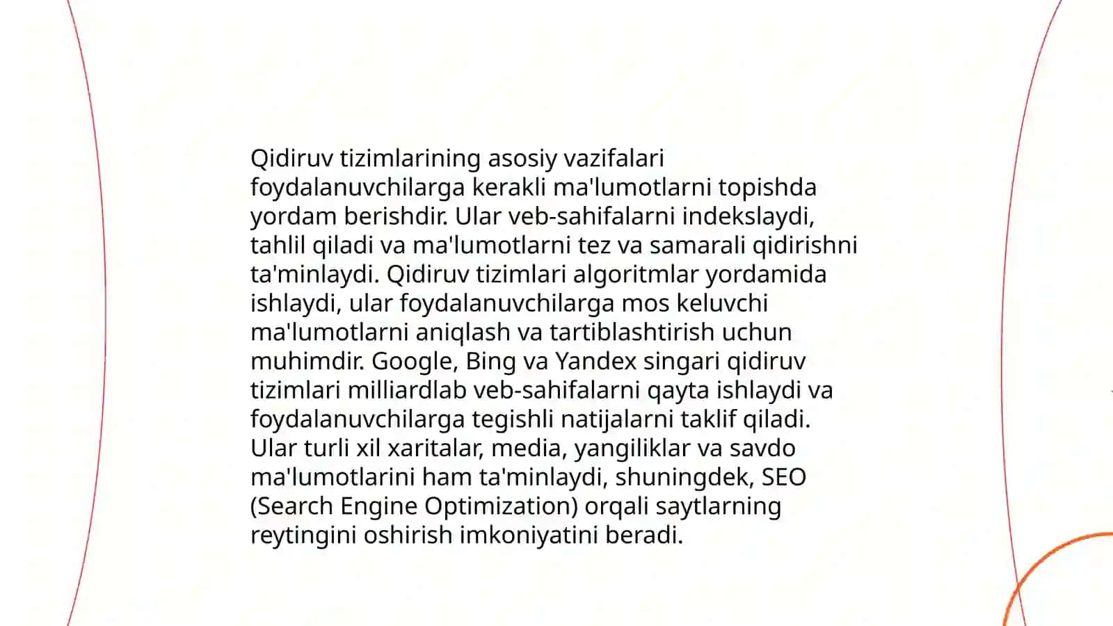 Brauzerlar va qidiruv tizimlarini qisqacha tasnifi 4