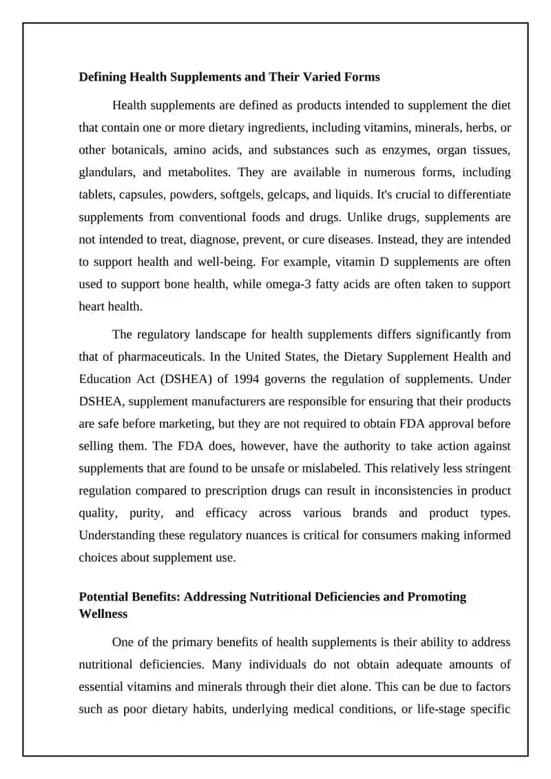 Health Supplements 4