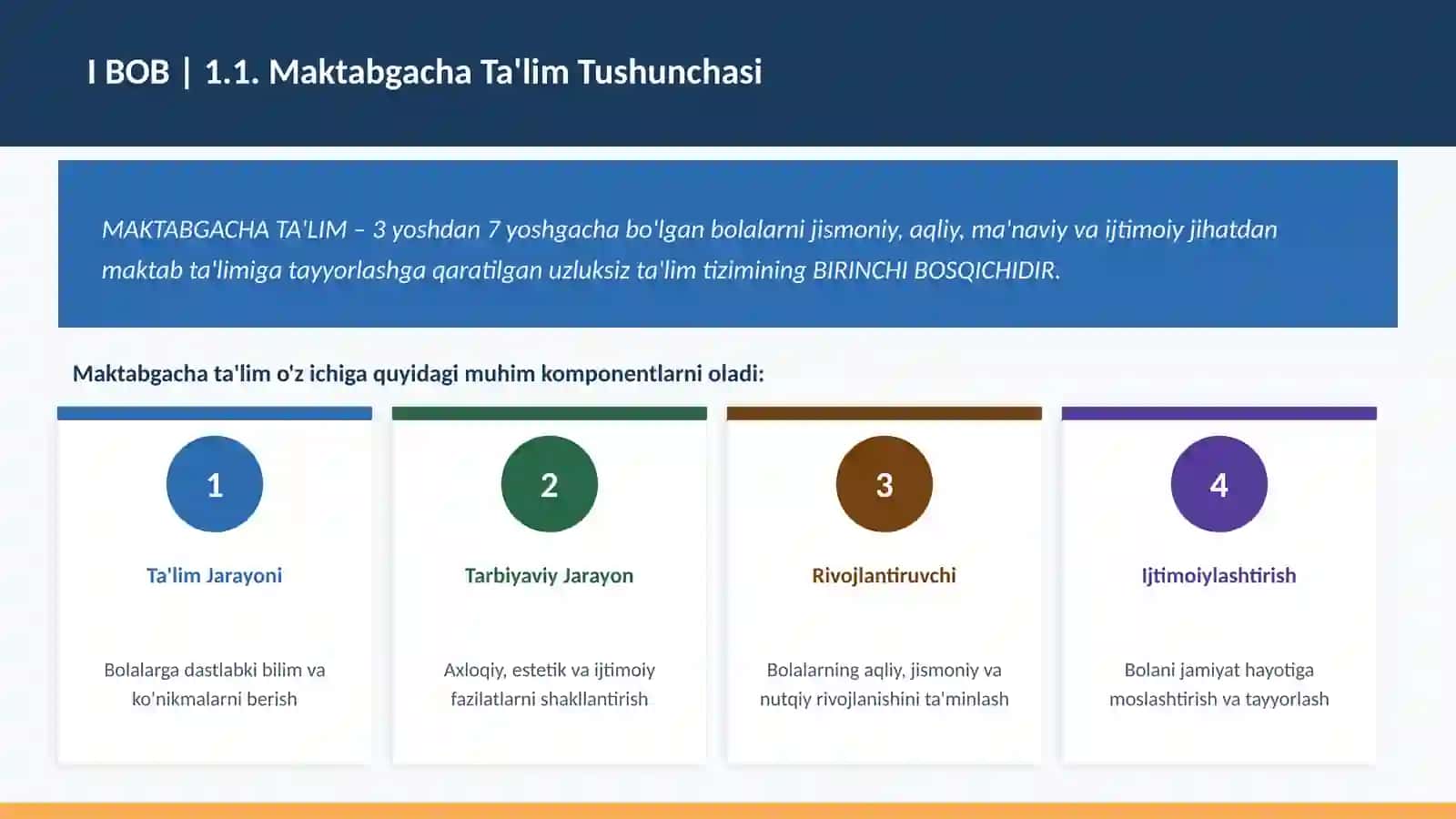 Ilk va Maktabgacha Yoshdagi Bolalar Pedagogikasi fani bo'yicha kurs ishi 4