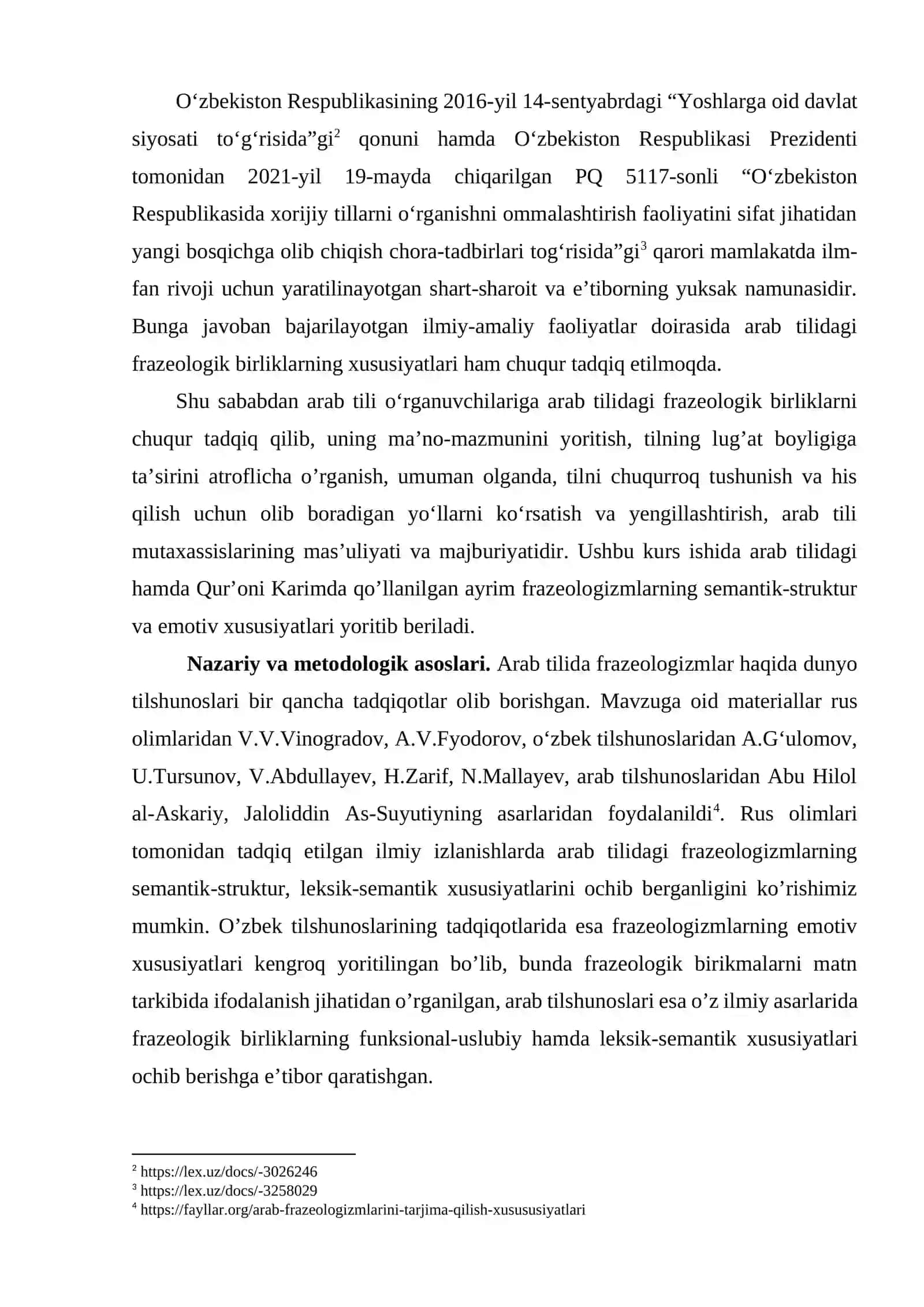 KURS ISHI Arab tilida frazeologizmlar 4