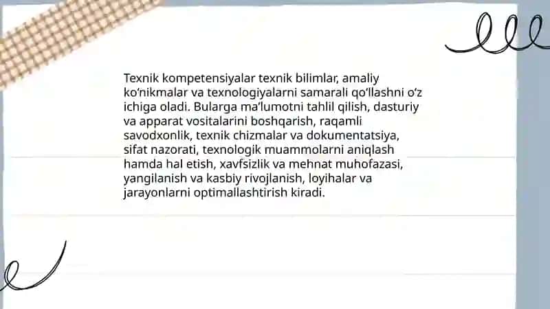 Professional va shaxsiy sifat komponentlari 4
