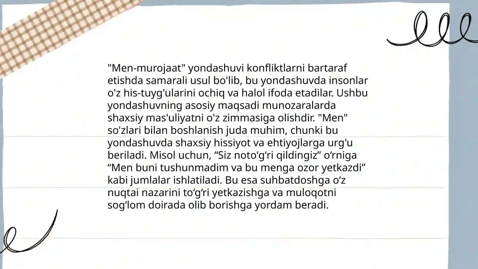 "Men-tasdikdar" (Men-murojaat) usuli 4