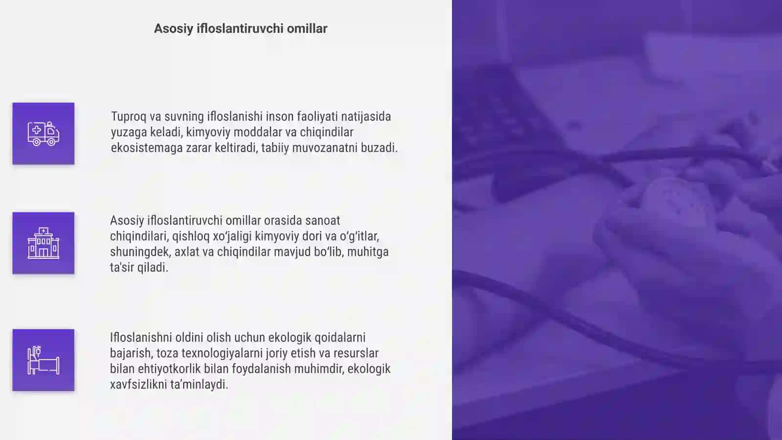 Tuproq va suvning ifloslanishi va ionlar 4
