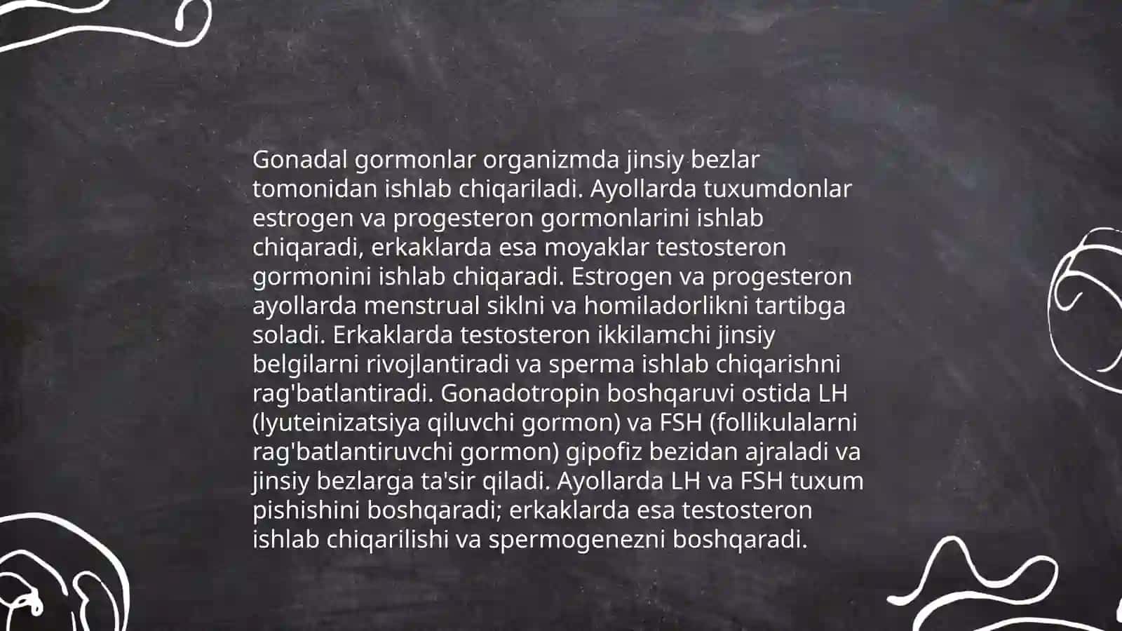 Jinsiy sekilning gormonal boshqariluvi mehanizmi 4