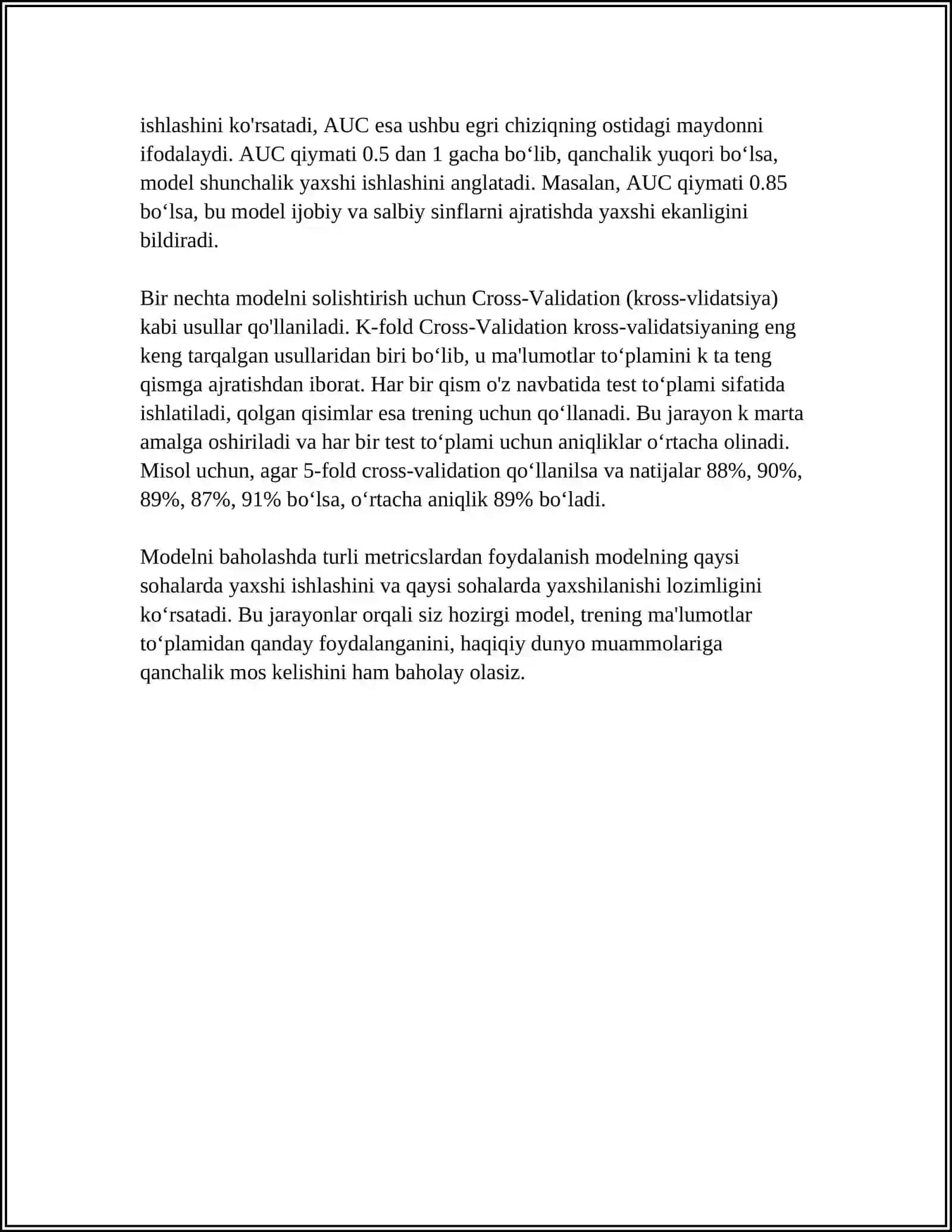 MODEL VA UNING TURLARI 4