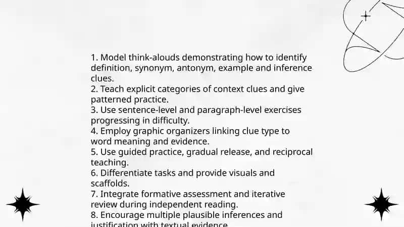 Vocabulary building through context clues 4