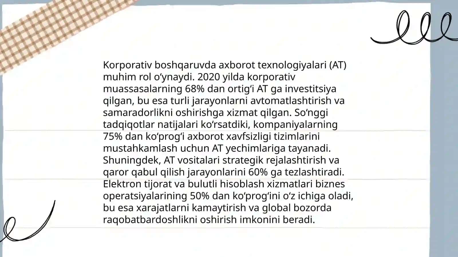 Korporativ boshqaruv muomalalari va rivojlanish istiqbollari 4