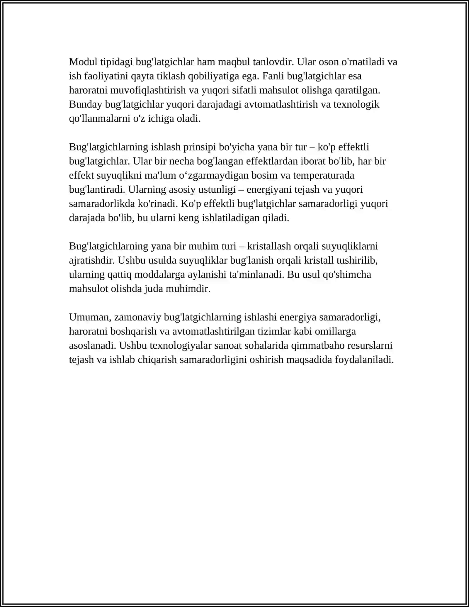 ZAMONAVIY BUG’LATGICHLAR VA QURITGICHLAR 4