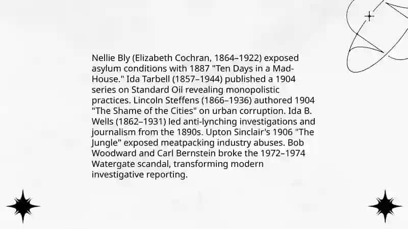Biographies of famous journalists 4
