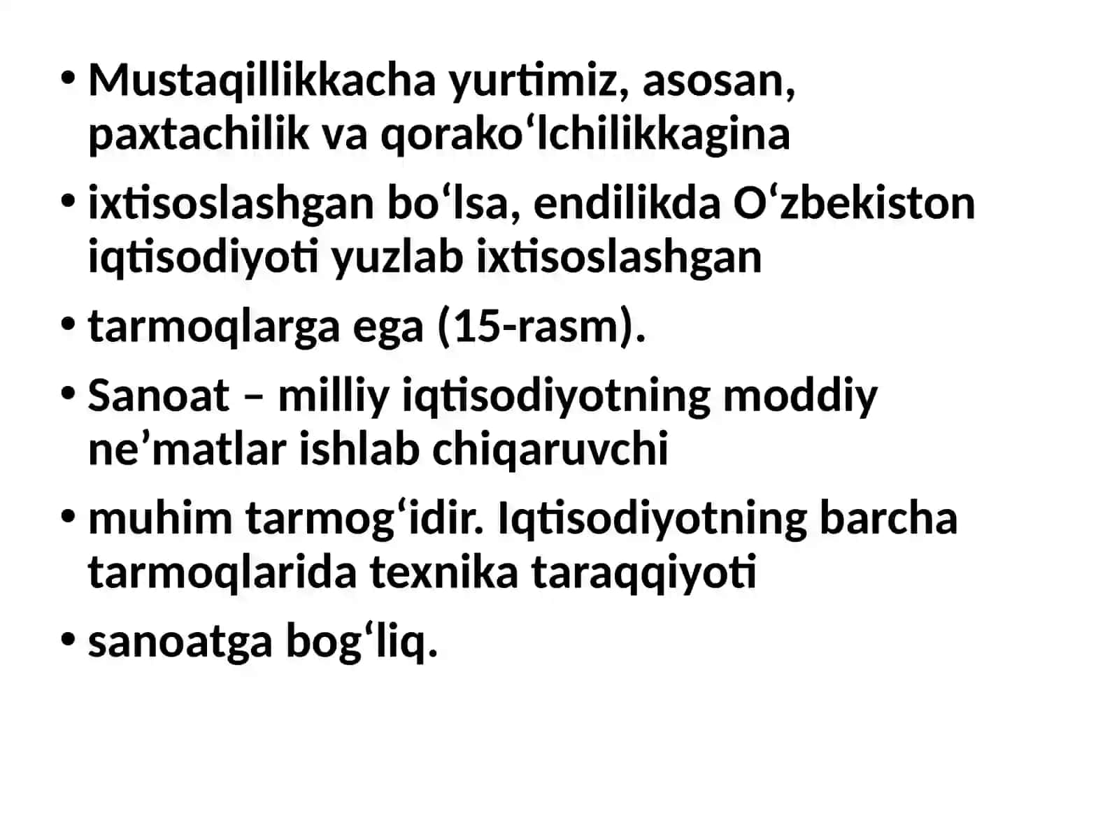Oʻzbekiston geografiyasi slayd 4