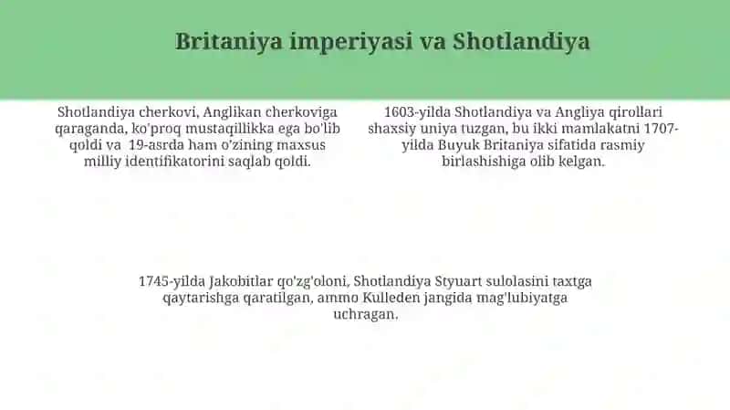 XVI-XIX asrlarda Irlandiya va Shotlandiya masalasi 4