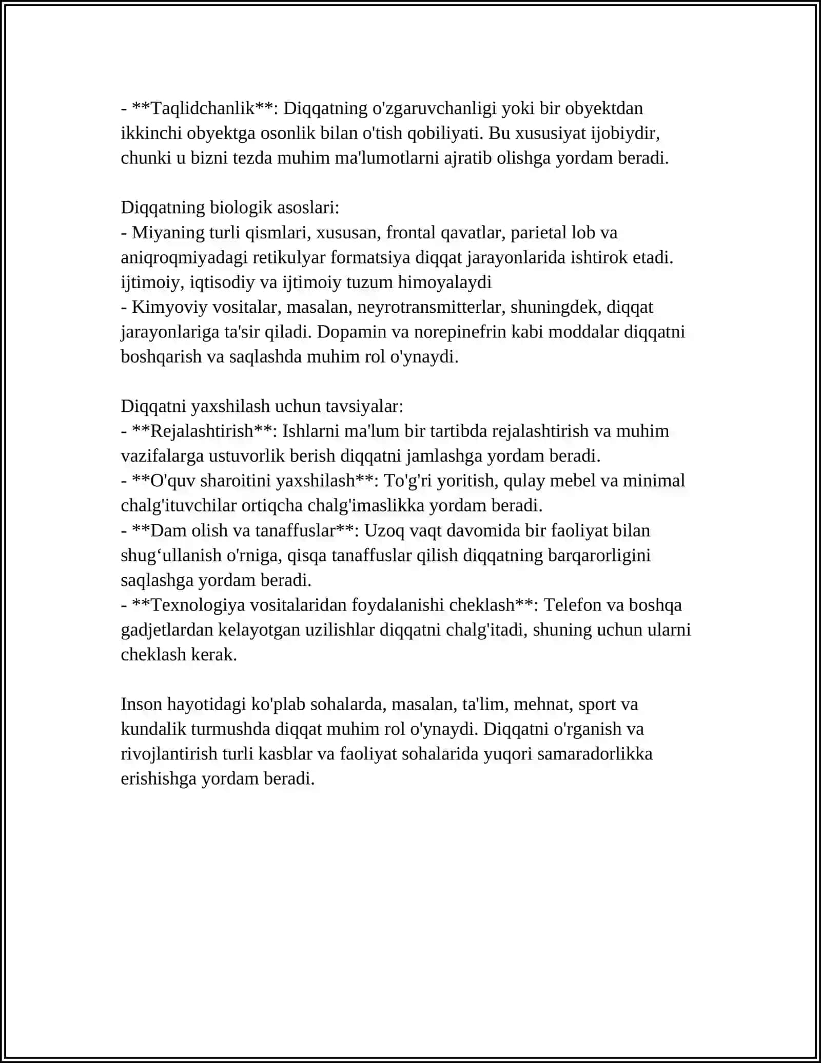 DIQQAT HAQIDA TUSHUNCHA VA UNING NERV FIZIOLOGIK ASOSLARI 4