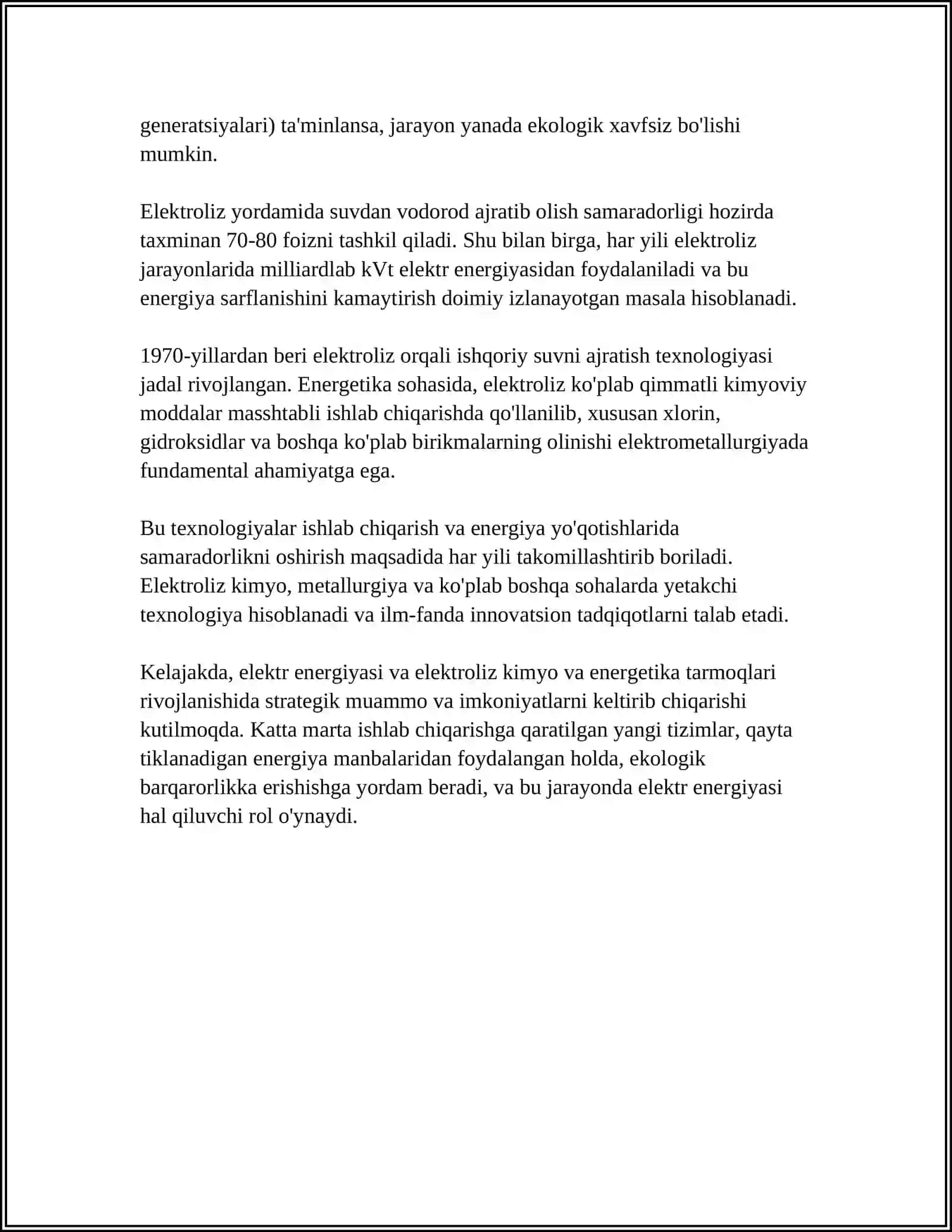 ELEKTROLIZNI SANOATDA QOʻLLANILISHI 4