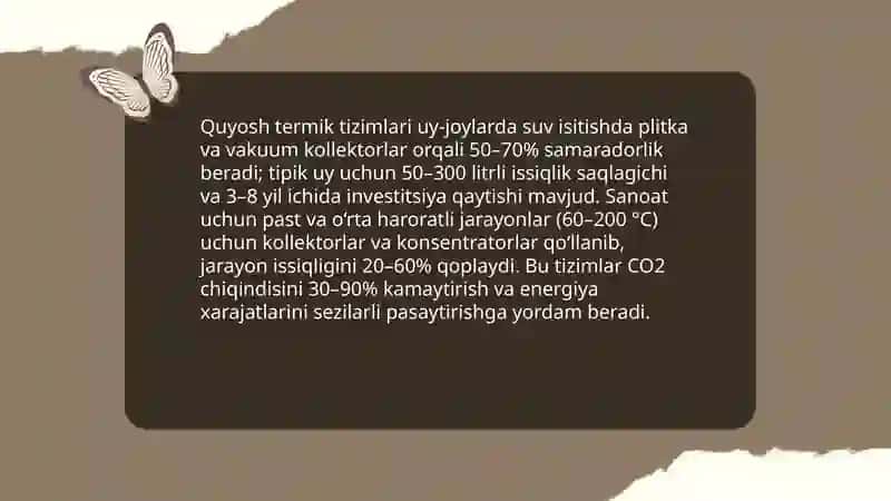 Tiklanadigan energiya manbalarini oʻzlashtirish 4