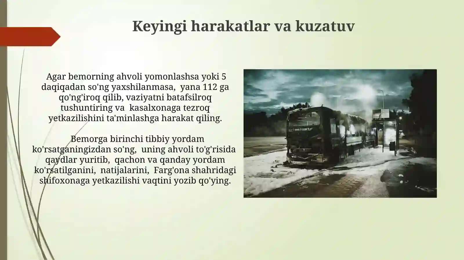 Nafas va yurak tóxtaganda shoshilinch birinchi yordam berish 4