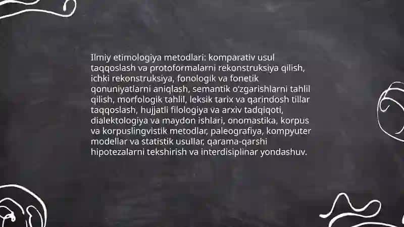 Etimologiya. Ilmiy etimologiya va xalq etimologiyasi 4