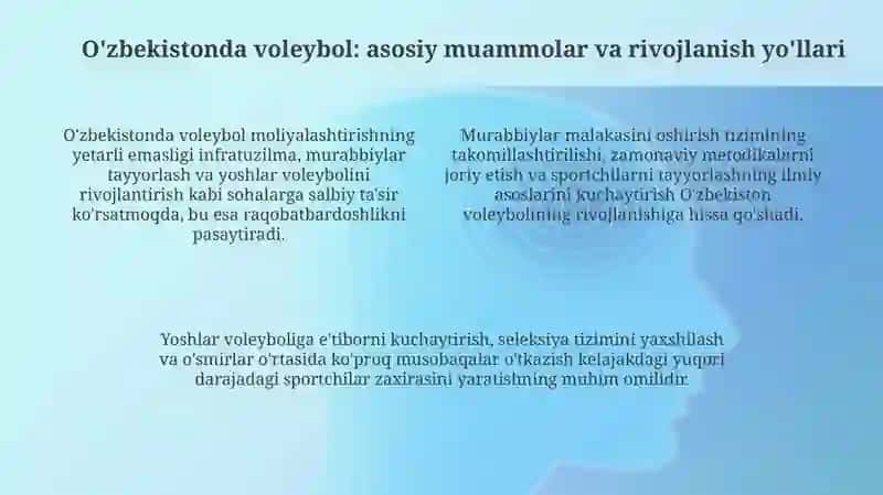 Jahon voleybolining dolzarb muammolari va yechimlari 4