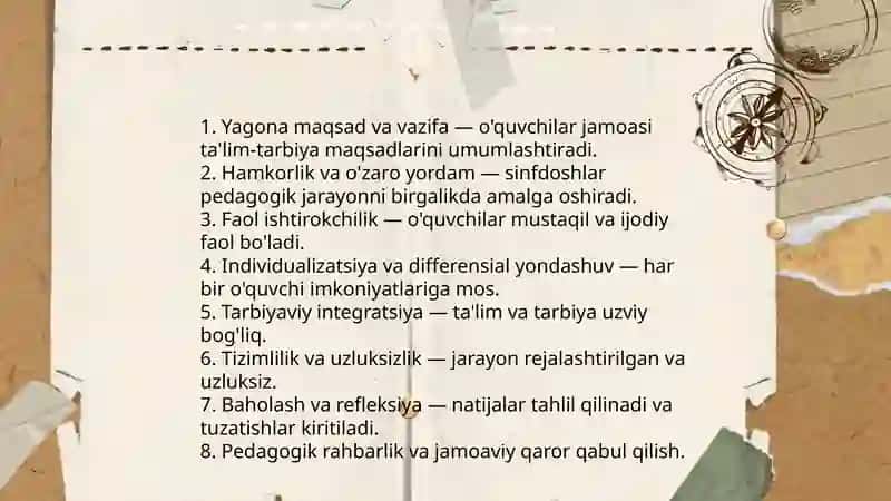 O'quvchilar jamoasi - yagona pedagogik jarayonning asosiy shakli 4