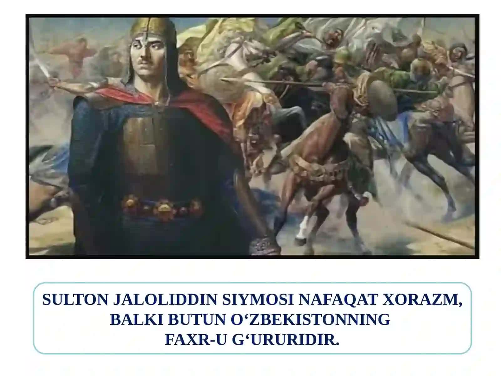 7-sinf O'zbekiston tarixi Jaloliddin Manguberdi mo'g'ullarga qarshi kurashgan milliy qahramonimiz 4