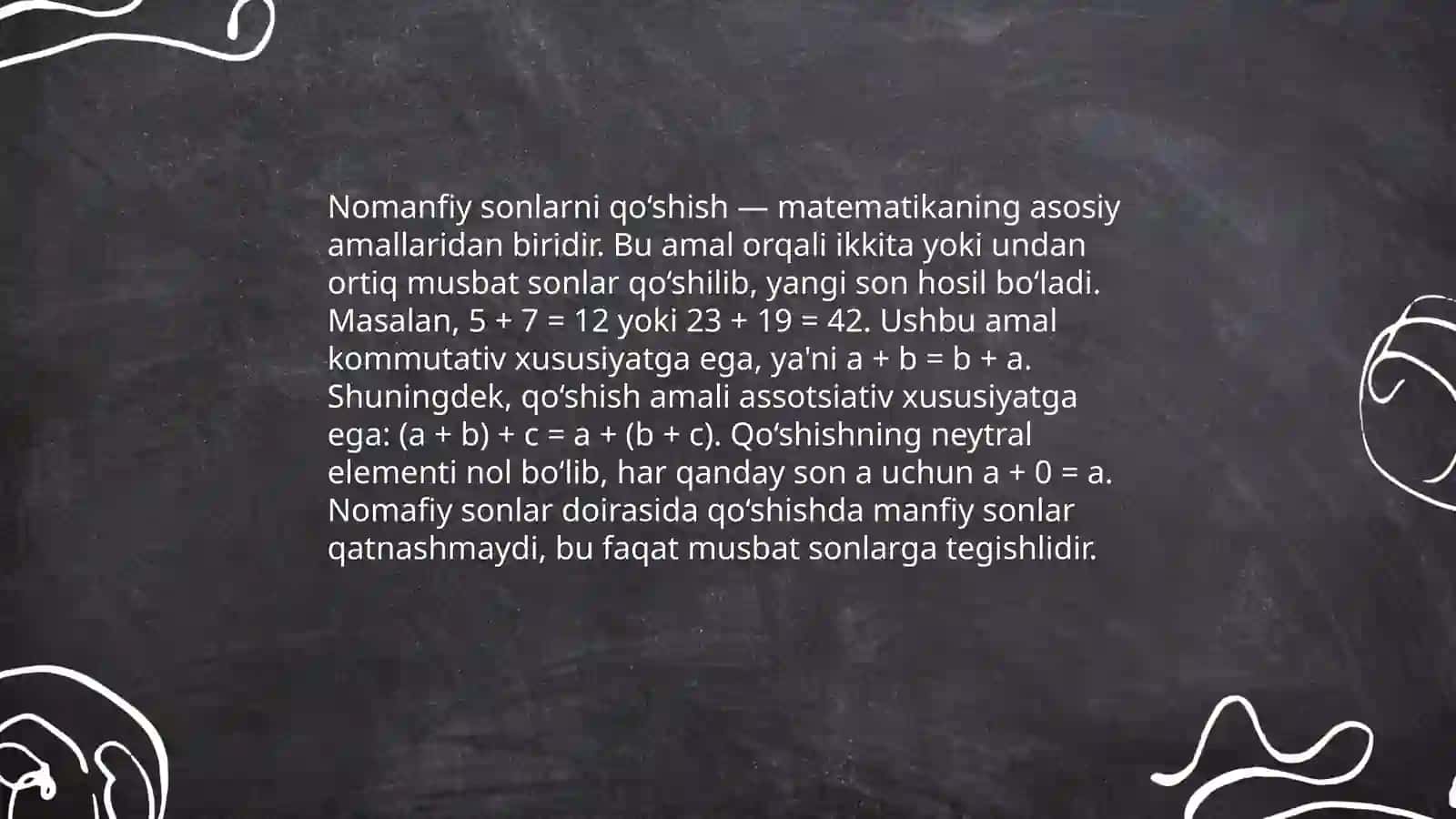 Nomanfiy sonlar ustida arifmetik amallarni o'rgatish metodikasi 4