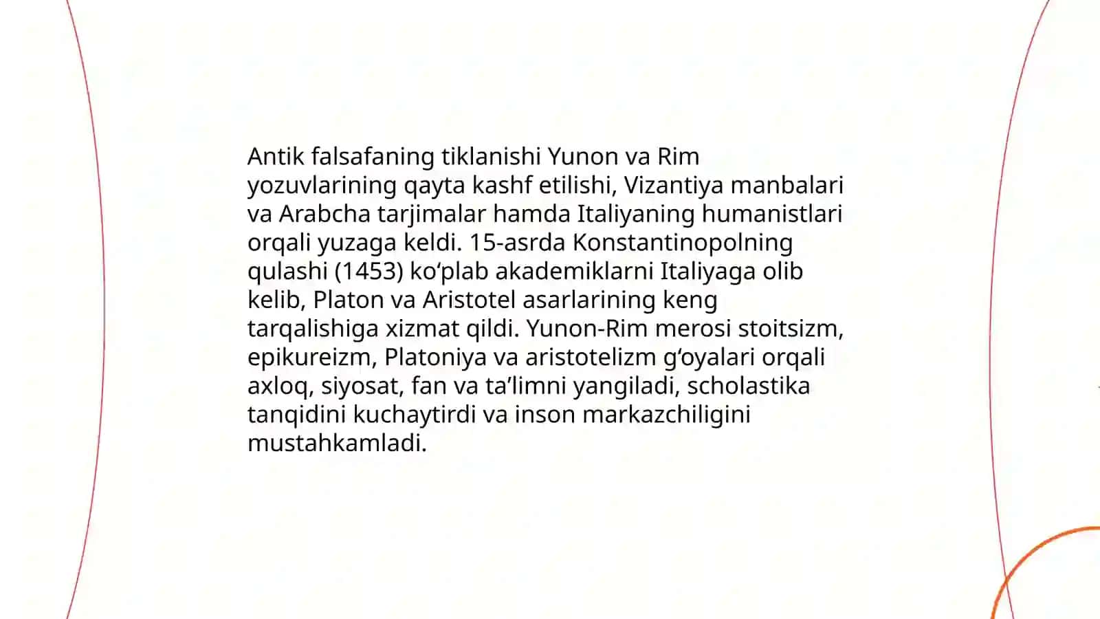 O‘rta asrlar Evropasida Uyg‘onish davri va falsafiy tafakkurning rivojlanish xususiyatlari 4