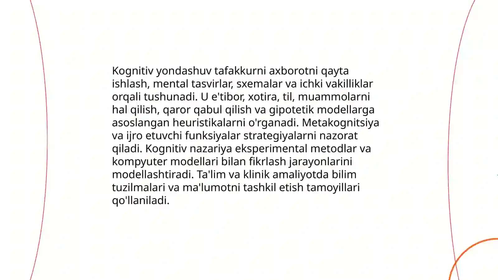 Tafakkur borasidagi psixologik nazariyalar 4
