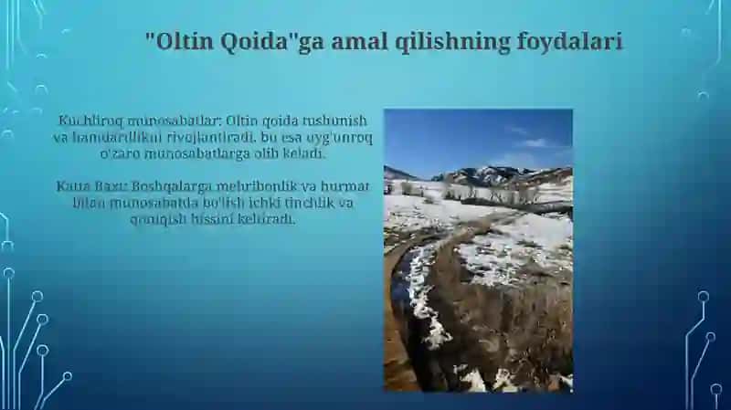 Oltin Qoida Amalda: Misollar va Qo'llanmalar 4