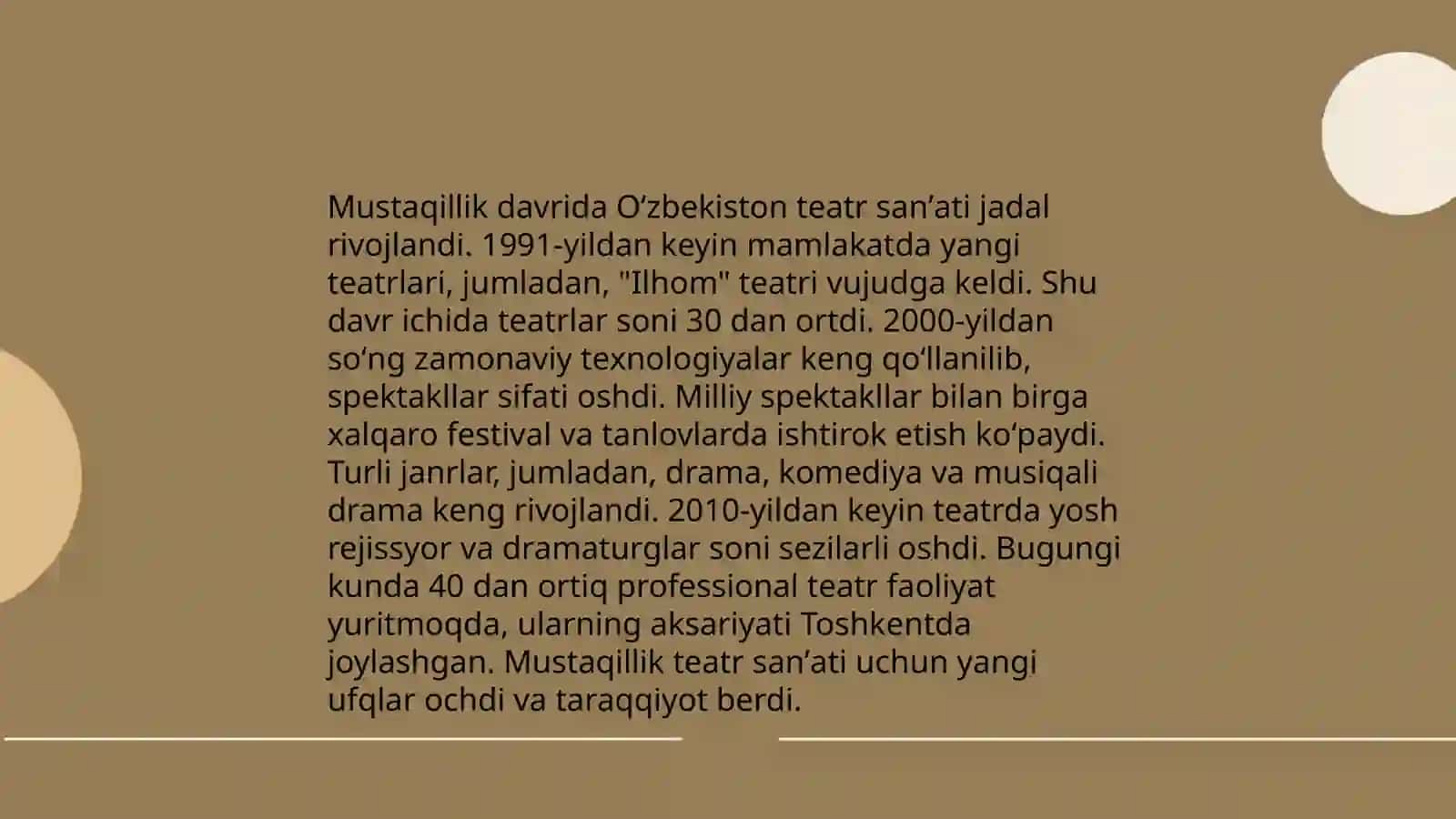 Mustaqillik yillarida madaniy hayot 4
