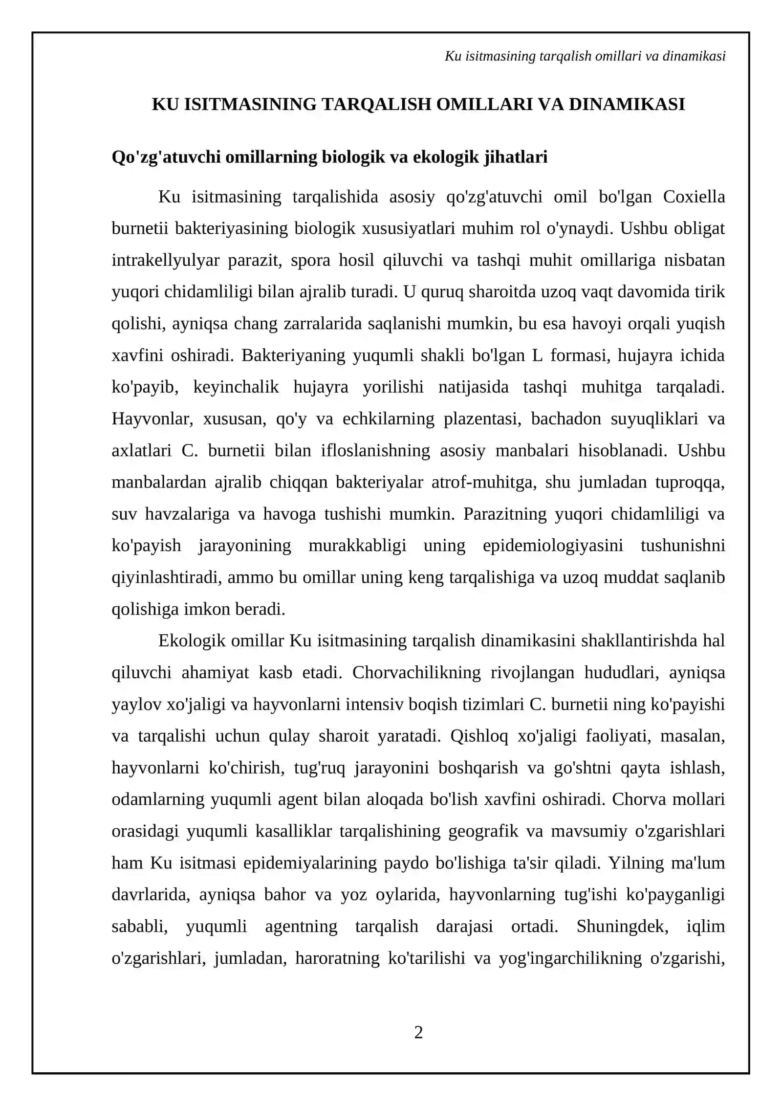Ku isitmasi epidemiologiyasi profilaktikasi va epidemiologik nazorati 4