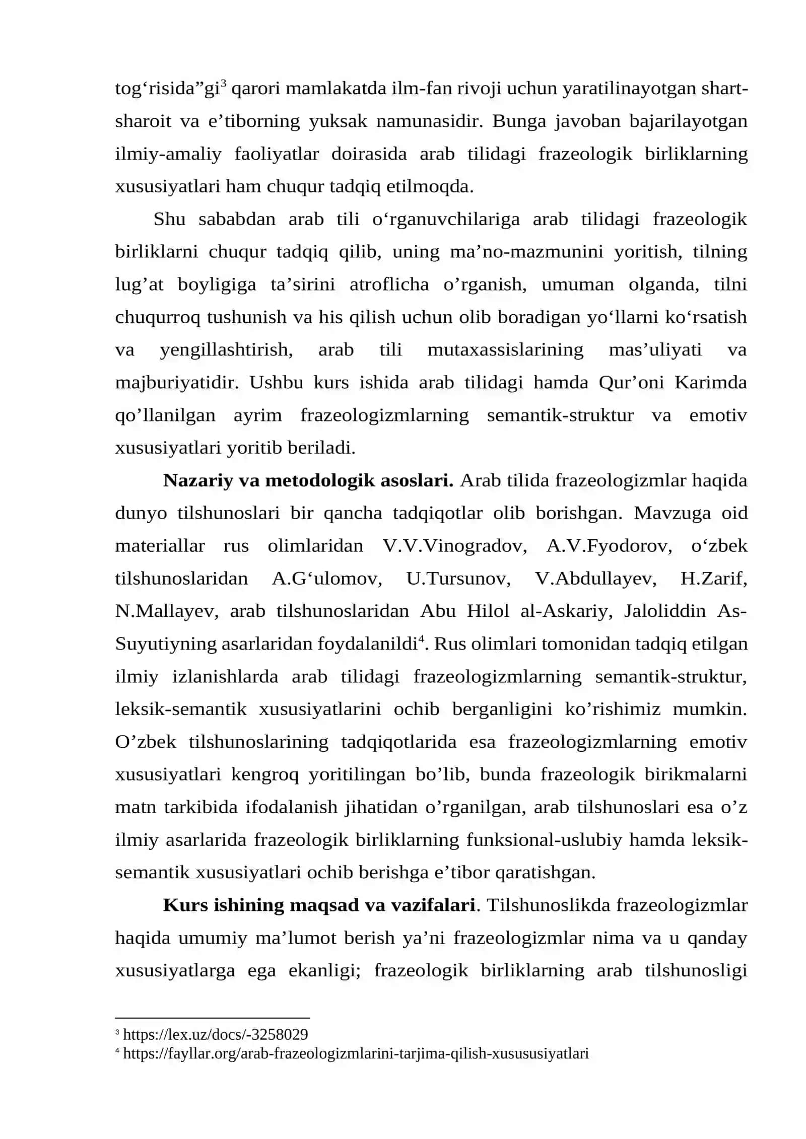 KURS ISHI Arab tilida frazeologizmlar tarixi 4