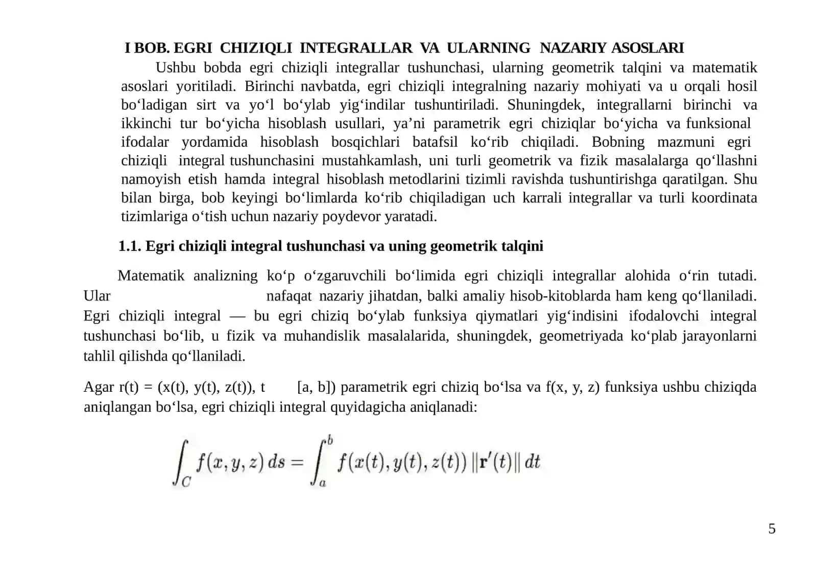 “EGRI CHIZIQLI INTEGRALLARNING AYLANMA SIRT YUZINI HISOBLASHGA QO‘LLANILISHI” kurs ishi 4