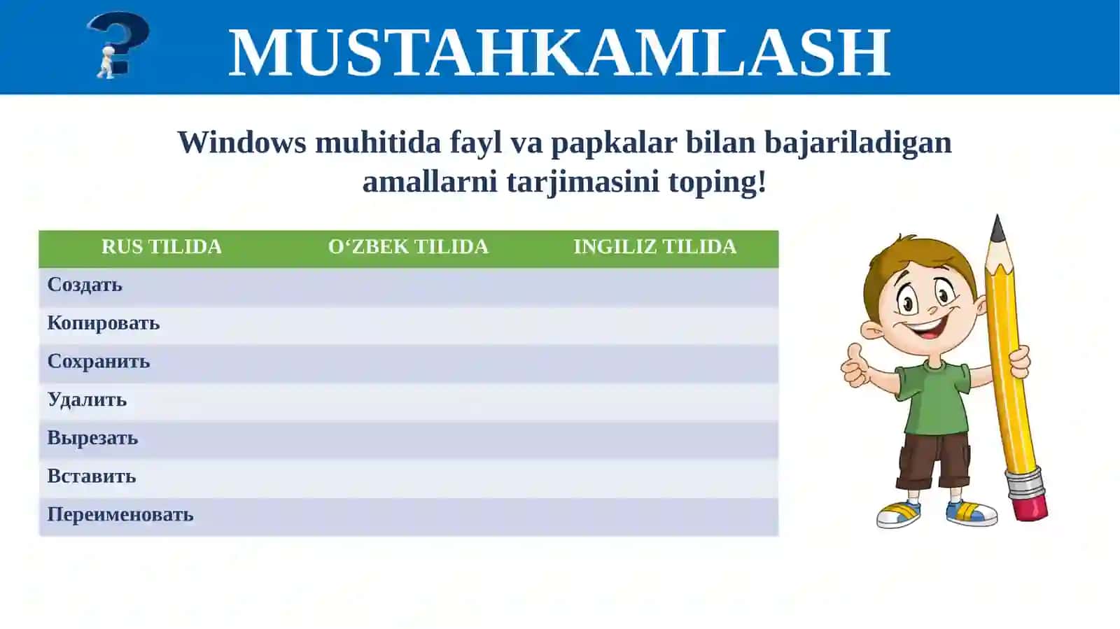 WORD dasturida formulalar yozish 4