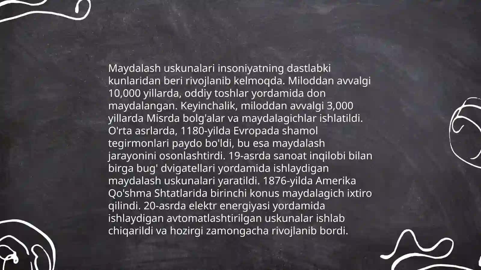 Donni maydalash uskunalari 4