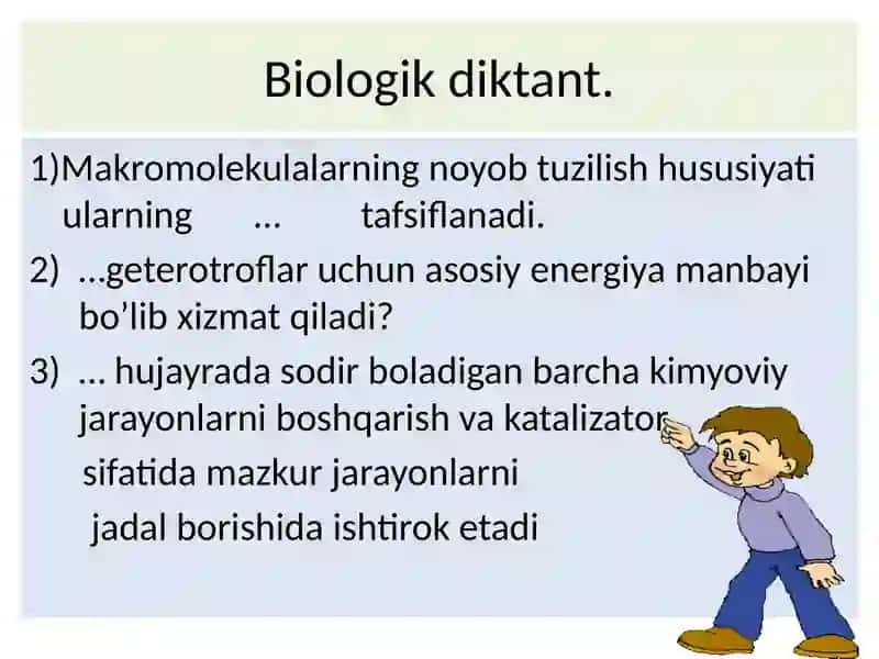 Tirik organizmlarning kimyoviy tarkibi va uning doimiyligi 4