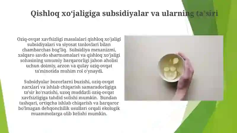 Barqaror Qishloq Xo'jaligi Amaliyotlari 4