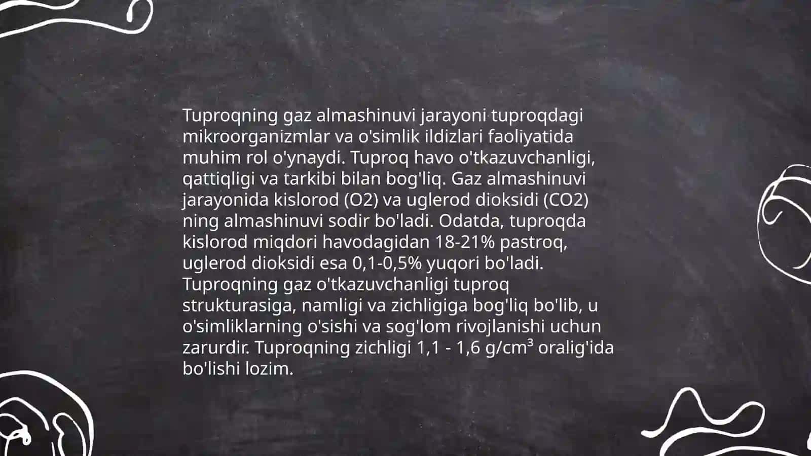 Tuproqning havo xossalari va havo hajmi 4