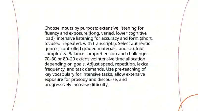 The main structure of improving listening and speaking skills 4