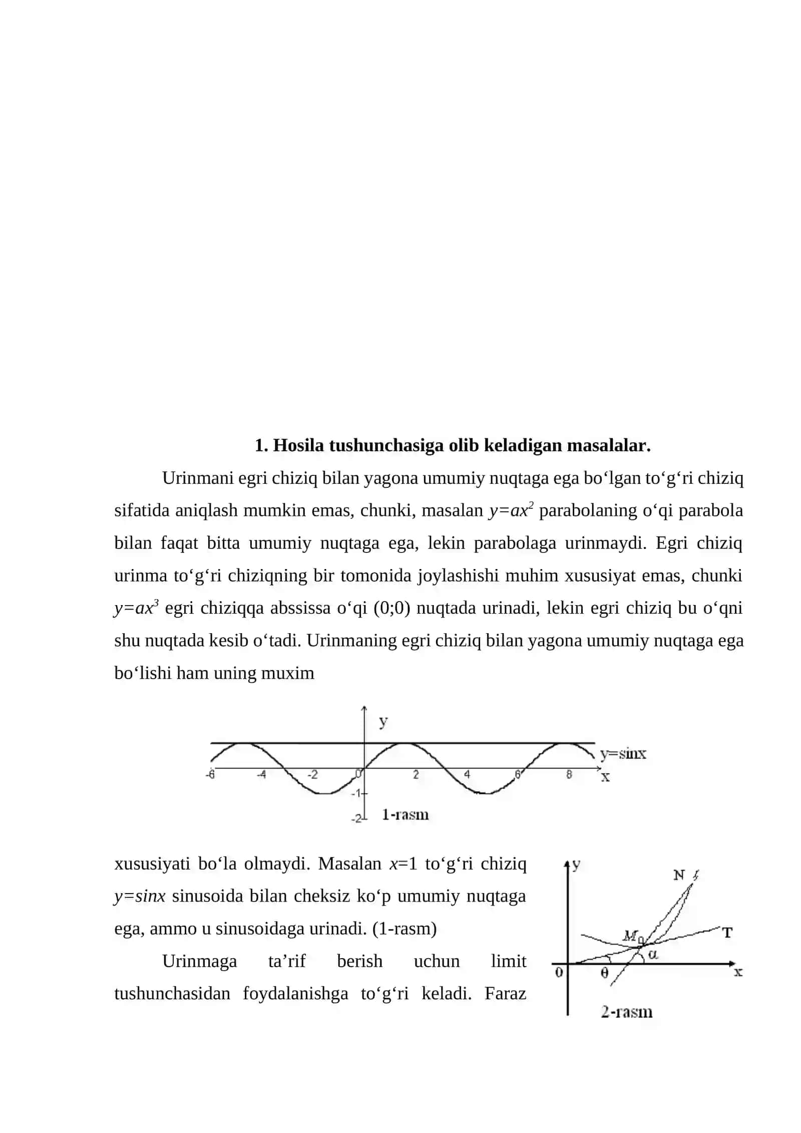 Hosila hosilasining ta’rifi 4