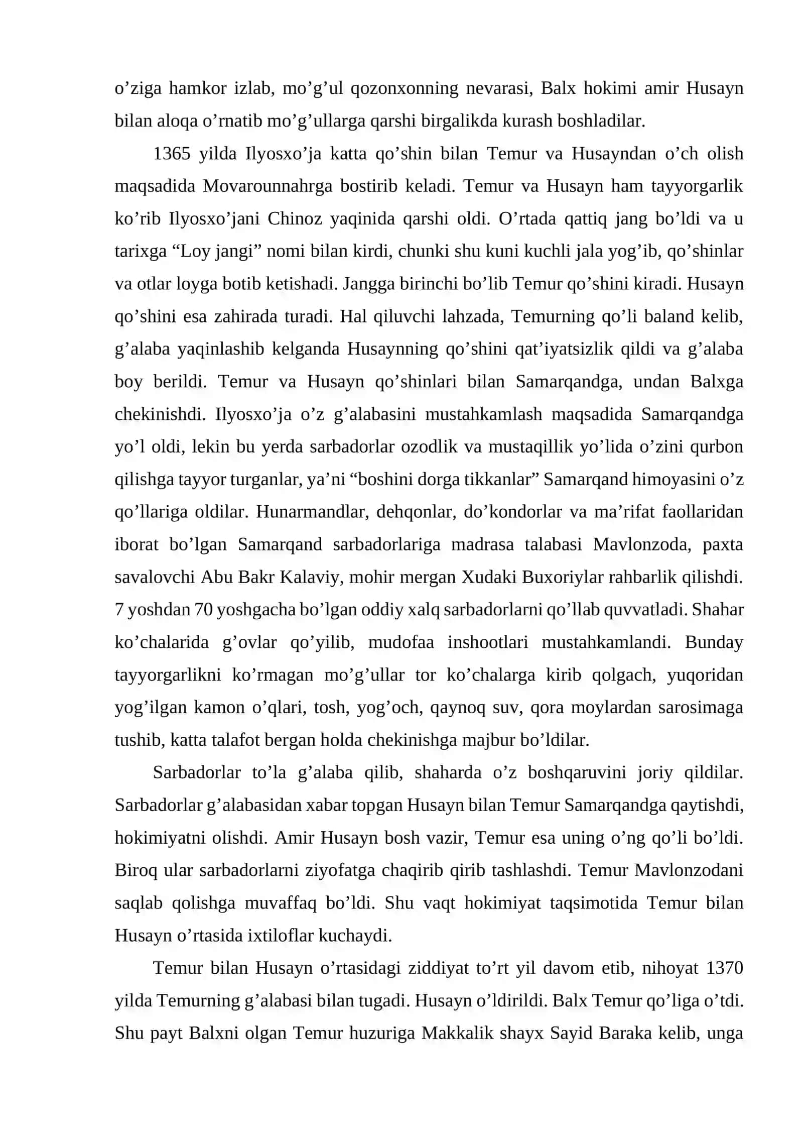 AMIR TEMUR DAVLATIDA IJTIMOIY TARTIBNI O'RNI 4