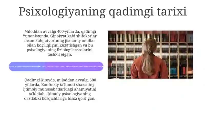 Psixolog kasbining shakillanish tarixi va bugungi inkoniyatlari 4