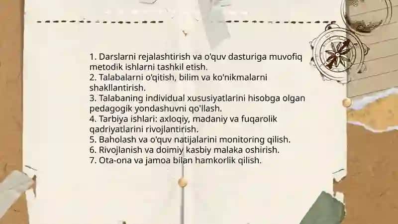 Pedagoglik kasbi va uning vazifalari 4