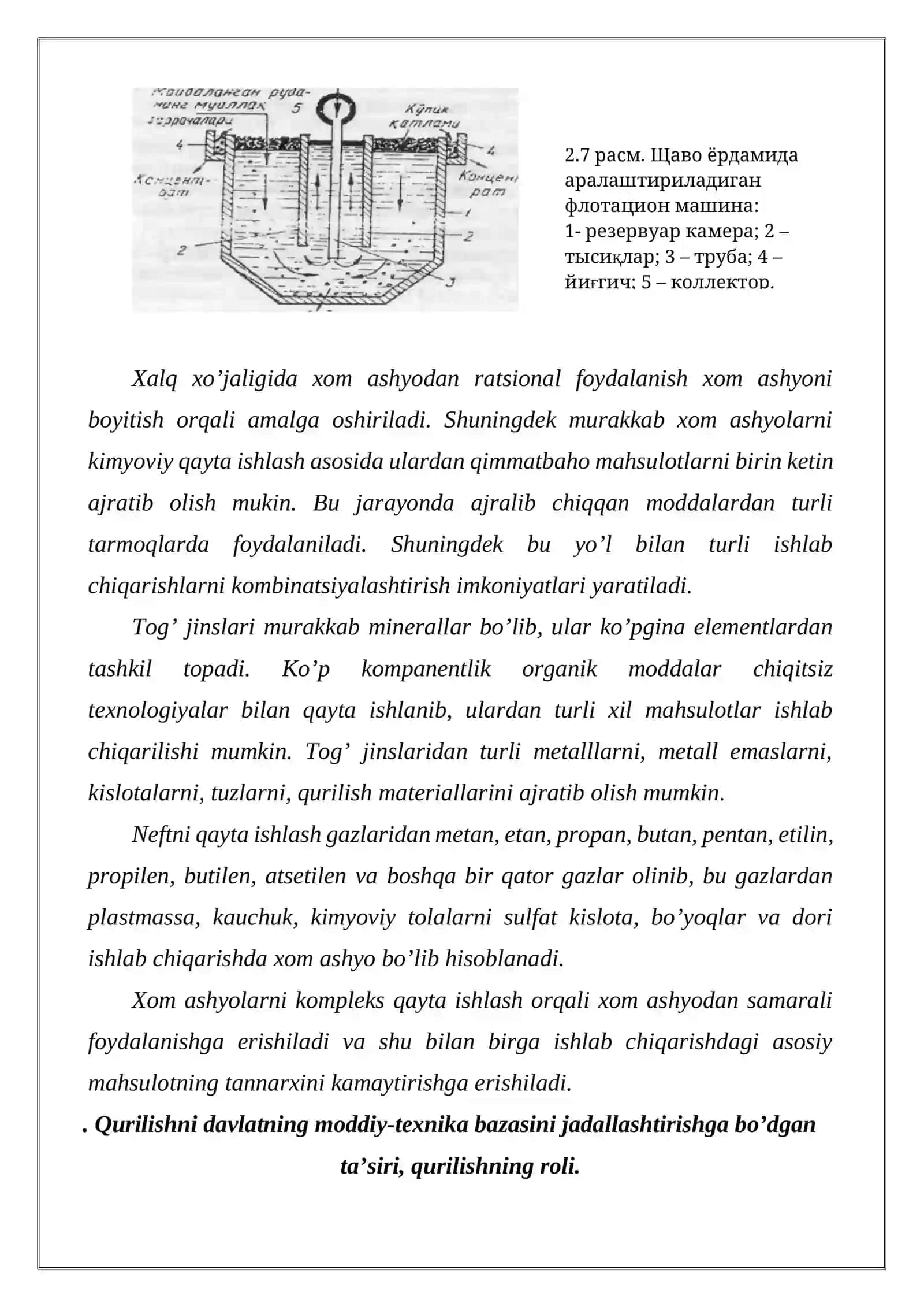 SANOATDA ISHLATILADIGAN XOMASHYOLAR, ENERGIYA, SUV VA HAVO 4