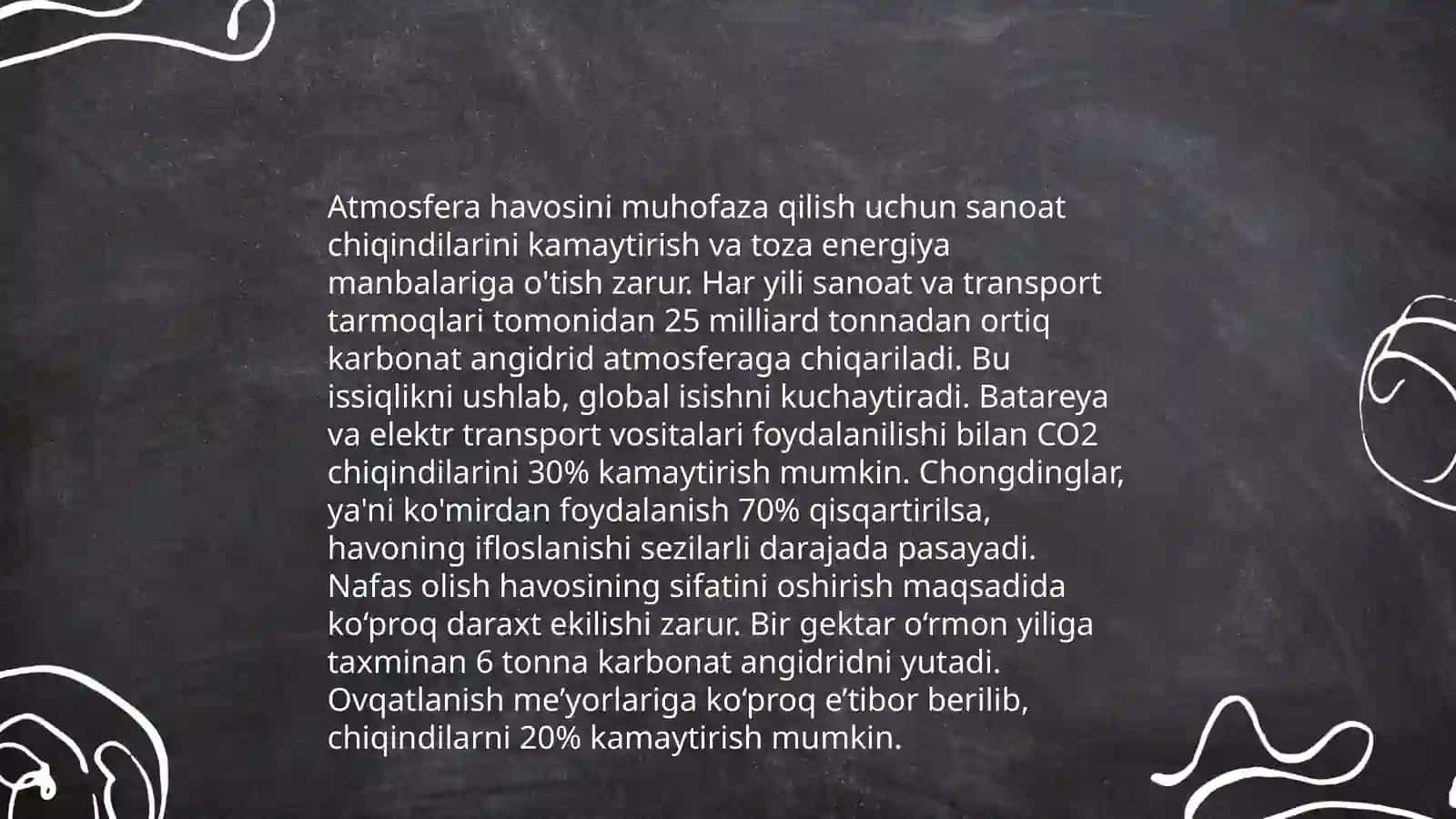 Oʻzbekistonda ekologik vaziyat va ekologik siyosatning ustuvor yoʻnalishlari 4