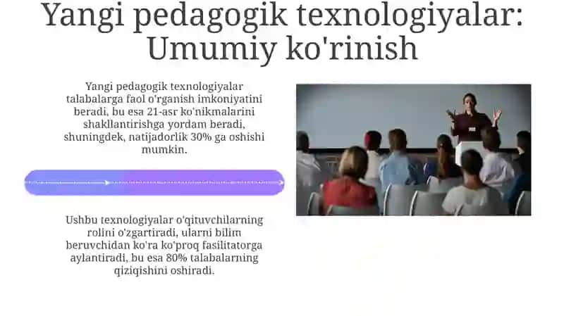 Mutaxasislik fanlarini oʻqitishning yangi pedagiagik va informatsion texnologiyalari 4