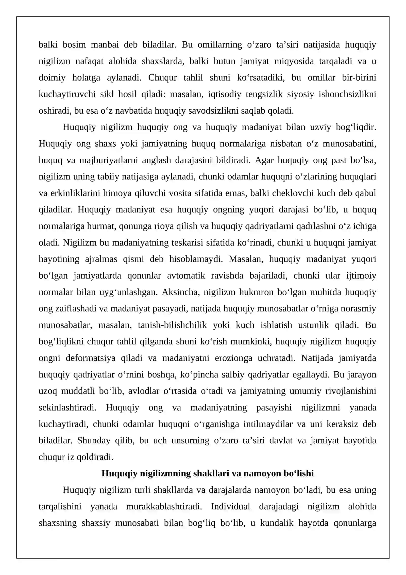 Huquqiy nigilizm va uning davlat boshqaruvi samaradorligiga tasiri 4