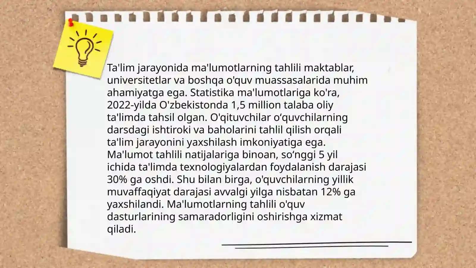 Talimda ma'lumotlar bazasining ahamiyati 4